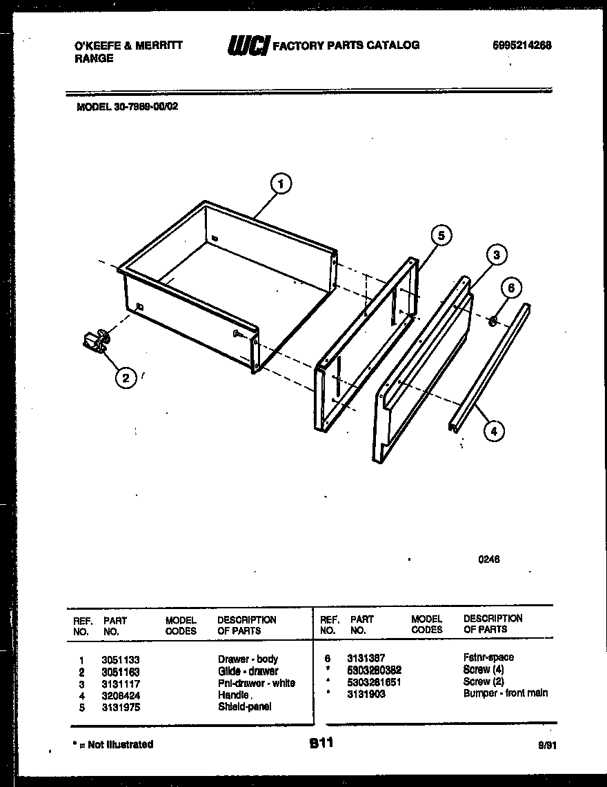 DRAWER PARTS