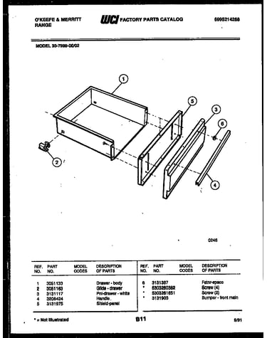 Drawer parts