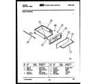 Tappan 12-4990-00-02 drawer parts diagram