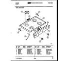Tappan 32-1019-00-06 cooktop parts diagram