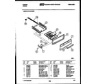 Tappan 32-1019-00-06 broiler drawer parts diagram