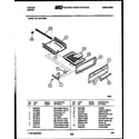 Tappan 32-1019-00-06 broiler drawer parts diagram