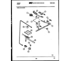 Tappan 32-1019-00-06 burner, manifold and gas control diagram