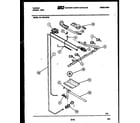 Tappan 30-1049-00-05 burner, manifold and gas control diagram