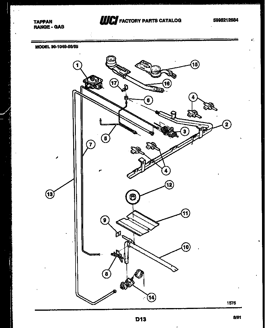 Burner, manifold and gas control