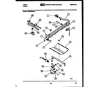 Tappan 30DPMBWAN6 burner, manifold and gas control diagram