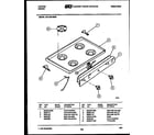 Tappan 30-2139-00-06 cooktop parts diagram