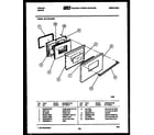 Tappan 30-2139-23-06 door parts diagram