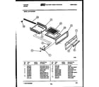 Tappan 30-2139-00-06 broiler drawer parts diagram