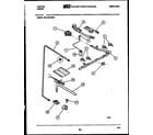 Tappan 30-2139-00-06 burner, manifold and gas control diagram