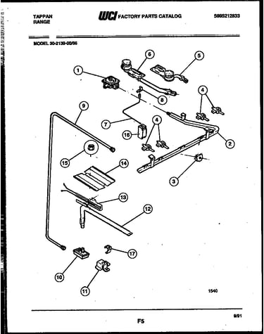 Burner, manifold and gas control