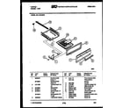 Tappan 30-1149-23-05 broiler drawer parts diagram