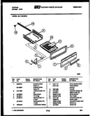 Broiler drawer parts