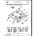 Tappan 30-2239-00-06 cooktop parts diagram