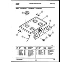 Tappan 30-2239-23-08 cooktop parts diagram