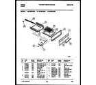 Tappan 30-2239-00-08 broiler drawer parts diagram