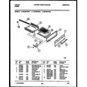 Tappan 30-2239-00-06 broiler drawer parts diagram