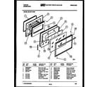Tappan 32-2757-00-06 door parts diagram