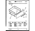 Tappan 32-2757-00-06 drawer parts diagram