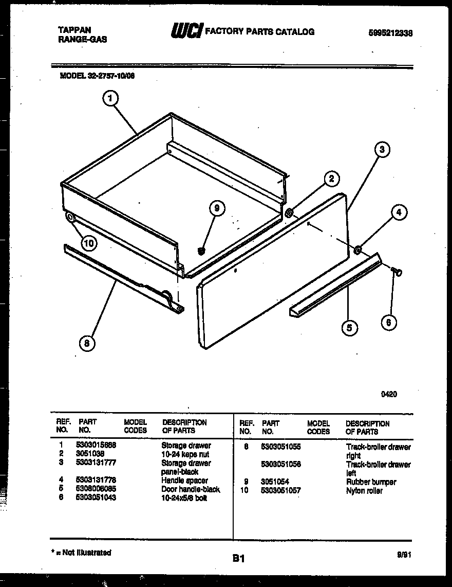 DRAWER PARTS