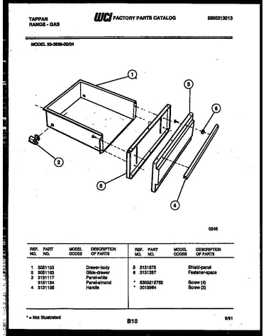 Drawer parts