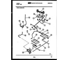 Tappan 30-3859-00-04 burner, manifold and gas control diagram