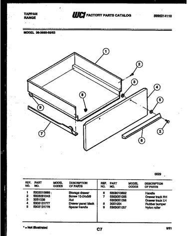 Drawer parts