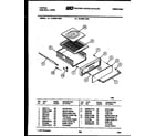 Tappan 12-5299-00-02 broiler drawer parts diagram