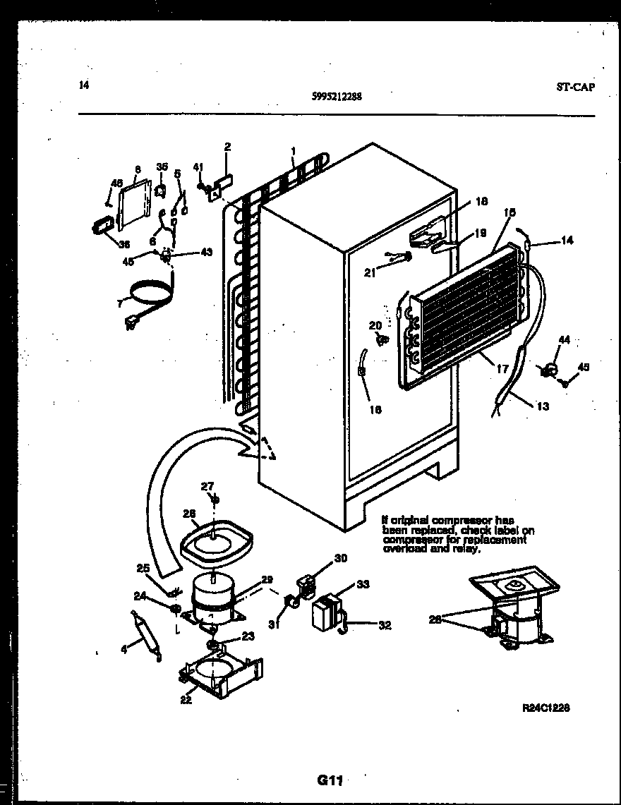 System and automatic defrost parts