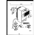 Tappan 95-1991-00-00 system and automatic defrost parts diagram