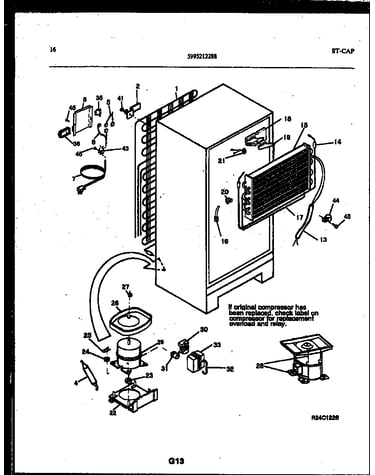 System and automatic defrost parts