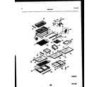 Tappan 95-2191-32-00 shelves and supports diagram