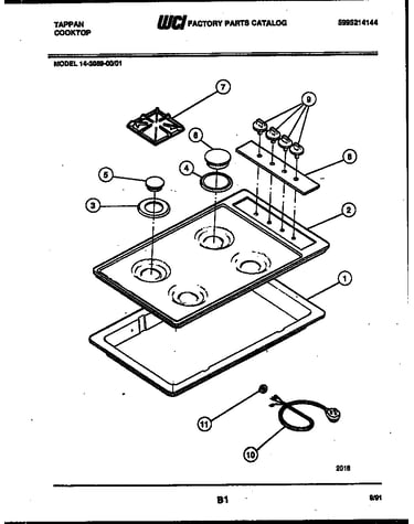 Cooktop parts
