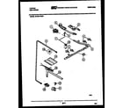 Tappan 30-2241-00-01 burner, manifold and gas control diagram