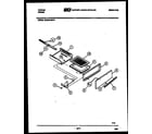 Tappan 36-3272-00-10 broiler drawer parts diagram