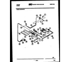 Tappan 36-3272-00-10 burner, manifold and gas control diagram