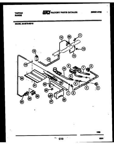 Burner, manifold and gas control