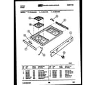 Tappan 72-3989-00-06 cooktop parts diagram