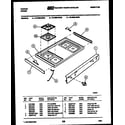 Tappan 72-3989-00-05 cooktop parts diagram