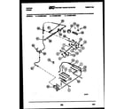 Tappan 72-3989-00-06 burner, manifold and gas control diagram
