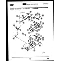 Tappan 72-3989-00-05 burner, manifold and gas control diagram