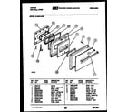 Tappan 12-4980-00-03 door parts diagram