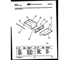 Tappan 12-4980-00-03 drawer parts diagram