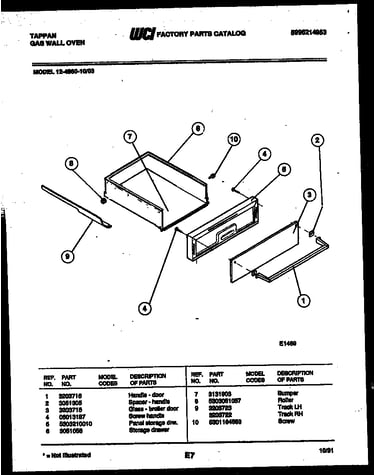 Drawer parts