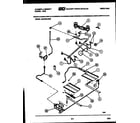 Tappan 30-6759-00-03 burner, manifold and gas control diagram