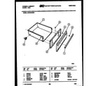 Tappan 30-6759-00-03 drawer parts diagram