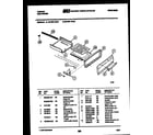 Tappan 30-2551-23-02 broiler drawer parts diagram