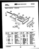 Broiler drawer parts