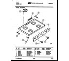 Tappan 32-1009-23-06 cooktop parts diagram