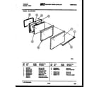 Tappan 32-1009-23-06 door parts diagram